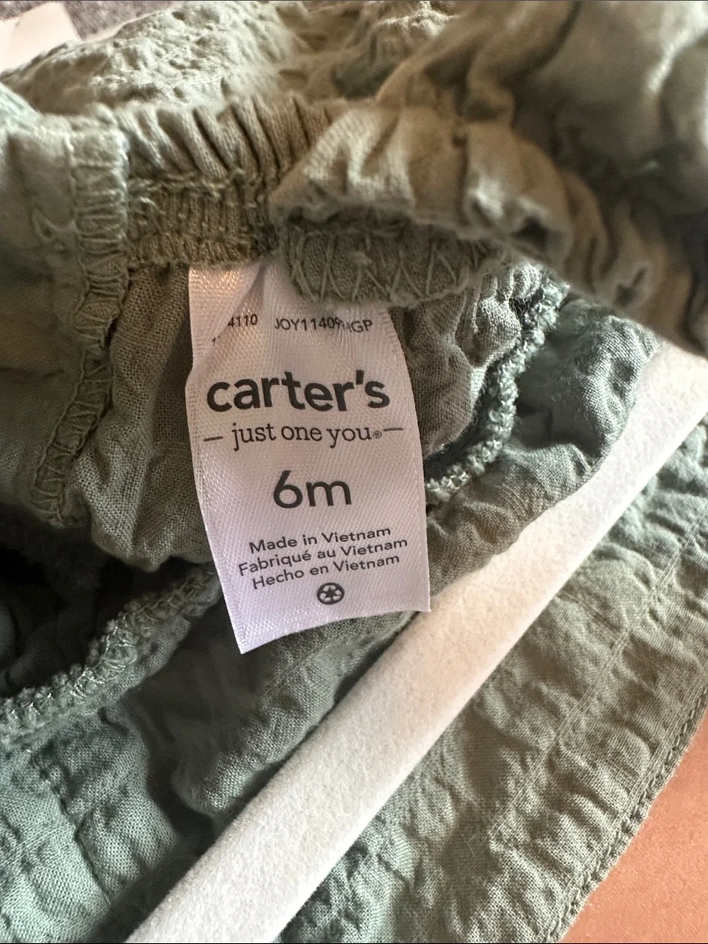 Carters green dress